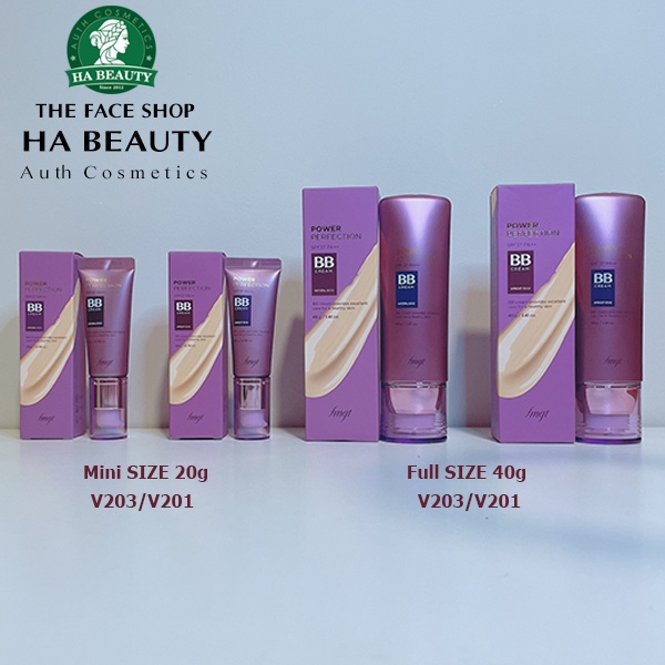 Kem nền che khuyết điểm kiềm dầu trang điểm đa năng BB Cream Power Perfection Hàn Quốc The Face Shop 20g SPF37 PA++