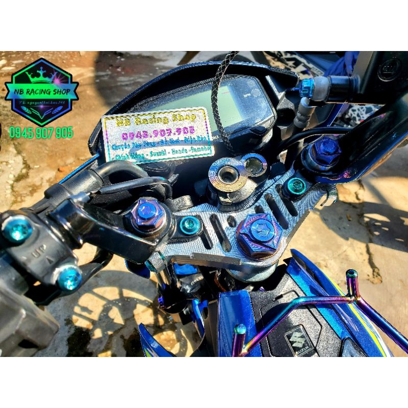 Chảng 3 CNC Satria Raider Tặng Bộ Khâu Ốc Lắp Ổ Khóa.NB Racing Shop