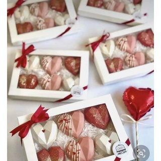Hộp socola valentine 2023 trái tim kim cương size bé