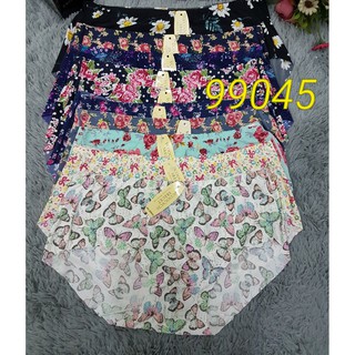 Set quần thông hơi cạp cao hoa