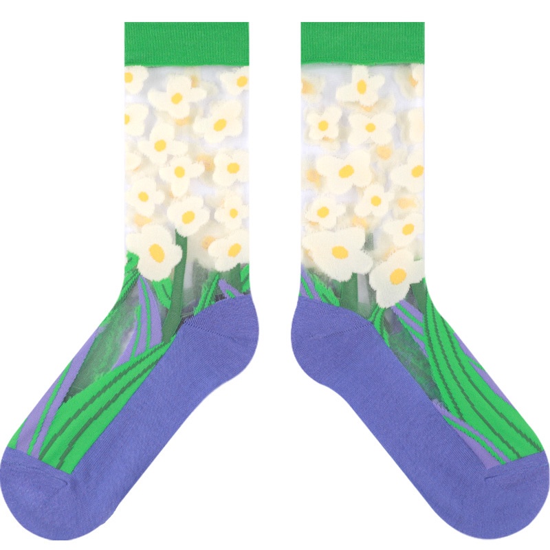 Tất cổ cao WAFNHA WAFNHA D187 thoáng khí in họa tiết hoạt hình dễ thương