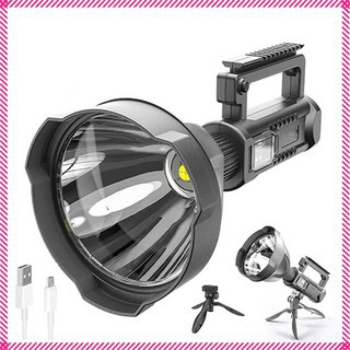 Đèn pin cầm tay siêu sáng chiếu xa 1000m chống thấm nước có chân đế kiêm sạc dự phòng dung lượng 8000mAh 𝐃𝐀𝐈𝐐𝐔𝐀𝐍𝐆𝐆𝐑𝐎𝐔𝐏