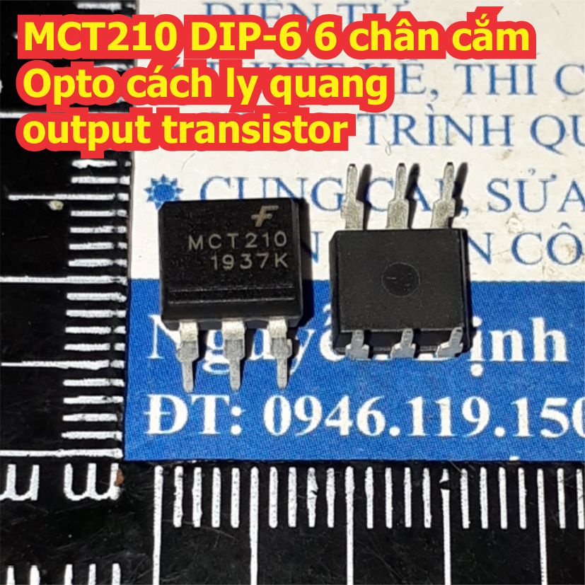 3 con MCT210 DIP-6 6 chân cắm Opto cách ly quang output transistor kde8121