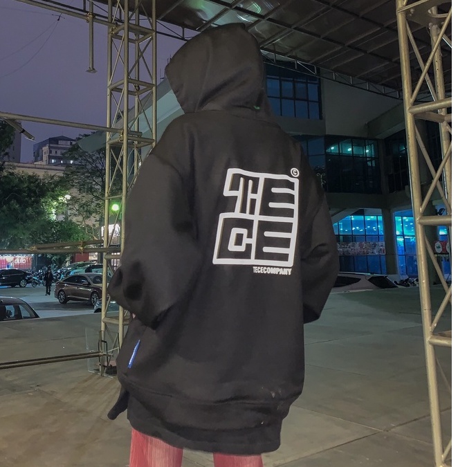 Áo Hoodie Nam Nữ Áo Nỉ Có Mũ Tece Form Rộng 3 Màu Trẻ Trung