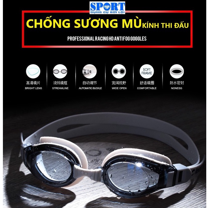 Kính Bơi Chống UV Cao Cấp Cleacco, Chống Sương Mù , Bảo Vệ Mắt Chống Nước, Dây Đeo Silicone Đàn Hồi Shop -Dungcuboiloi