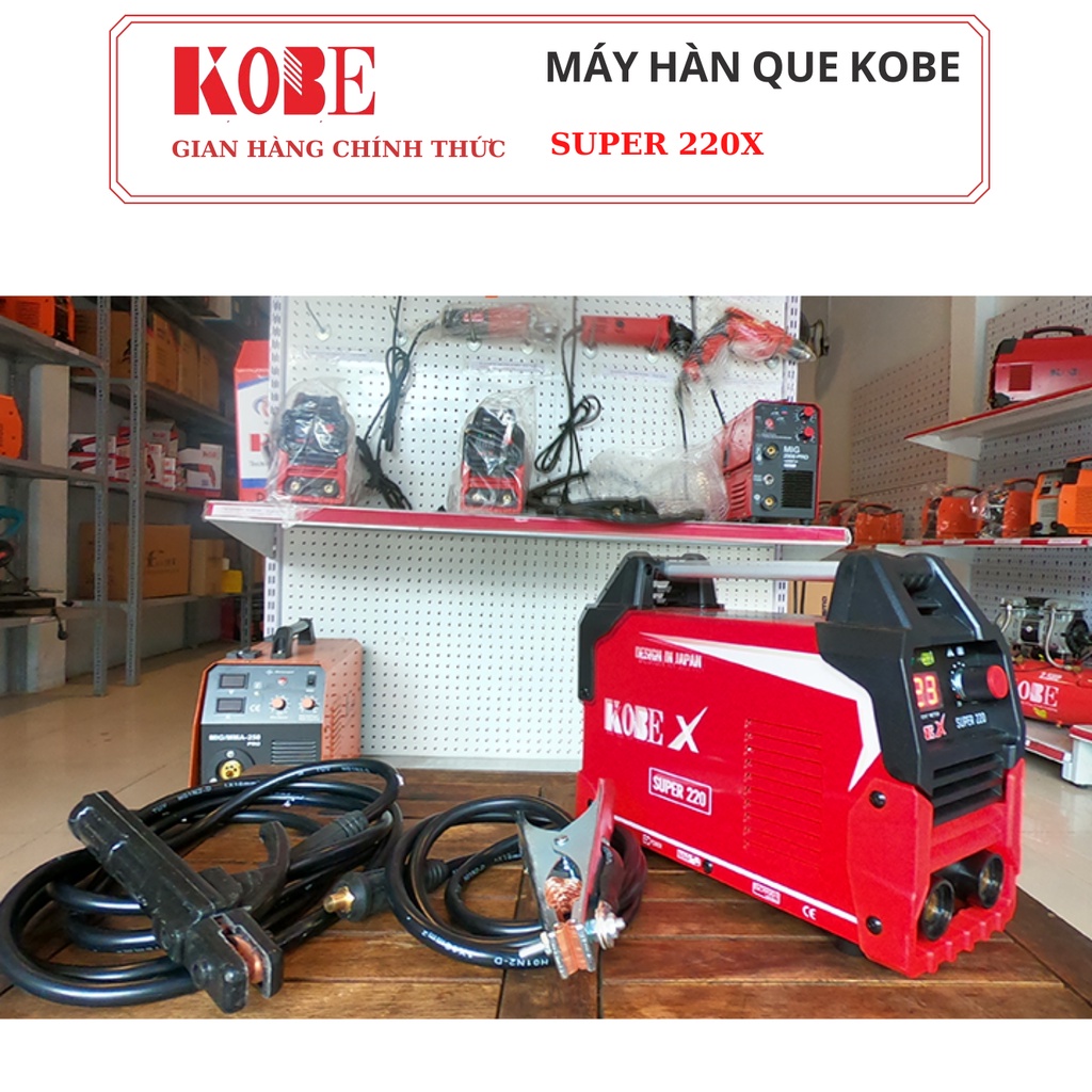 Máy hàn mini KOBE X super 220 chuyên hàn que 2,5li -3,2li cho thợ gia đình và công trình