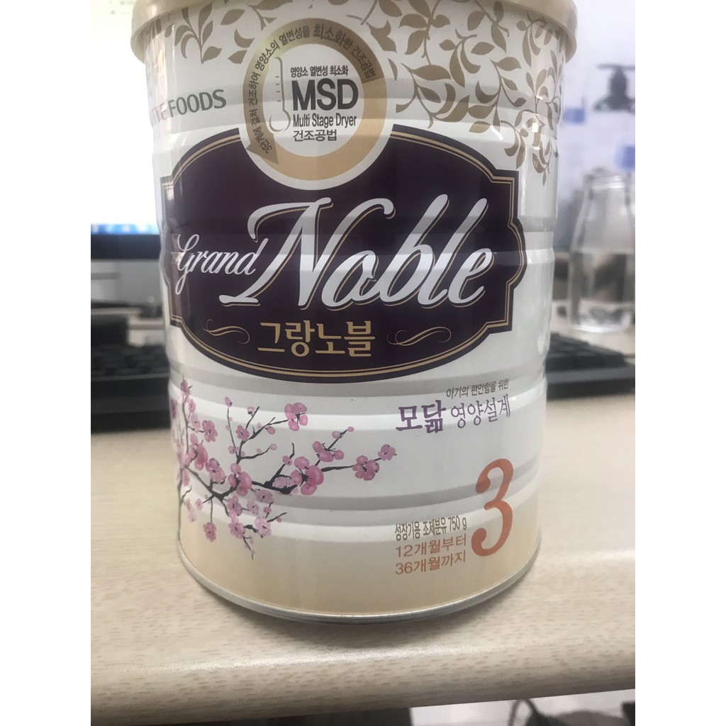 Sữa bột Grand Noble số 2 và 3