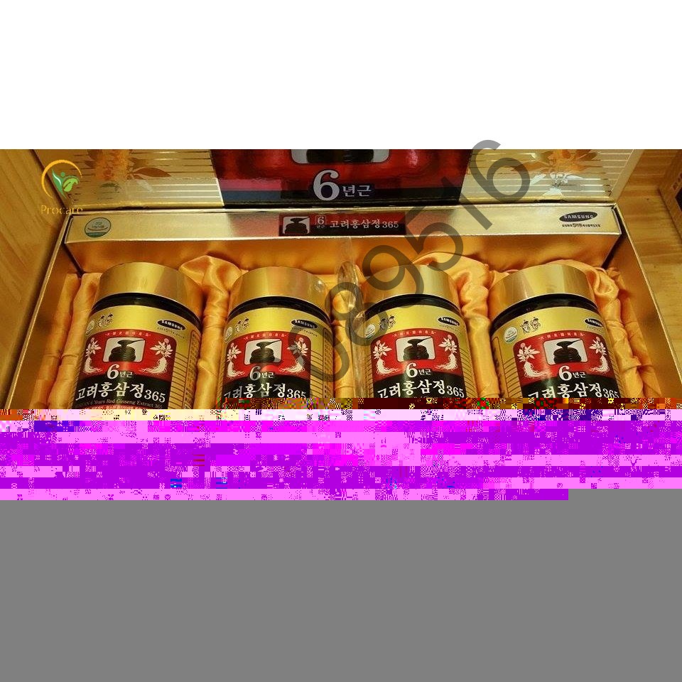 Cao Hồng Sâm 6 Tuổi 365 Hộp 4 lọ x 240ml Hàn Quốc