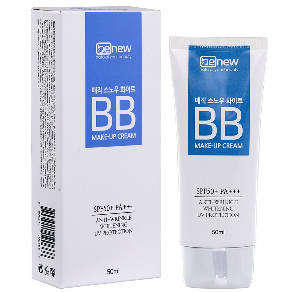 Kem BB trang điểm mỏng mịn không nhờn Benew MagicHàn Quốc 50ml