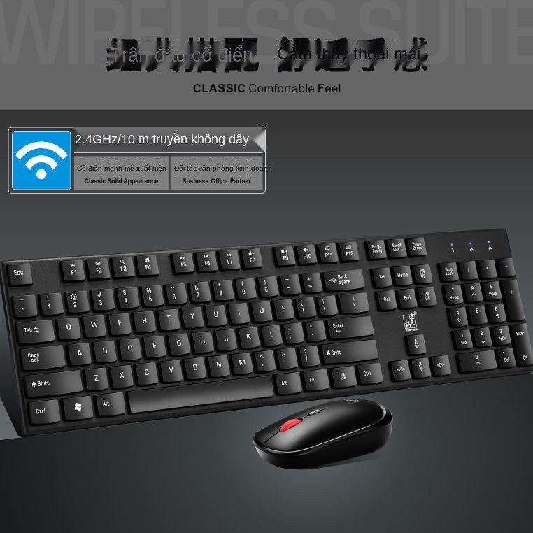 Theo dõi Bộ bàn phím và chuột không dây Spotlight Leopard Máy tính Cổng USB Văn phòng Trò chơi xách tay Bị treo | BigBuy360 - bigbuy360.vn