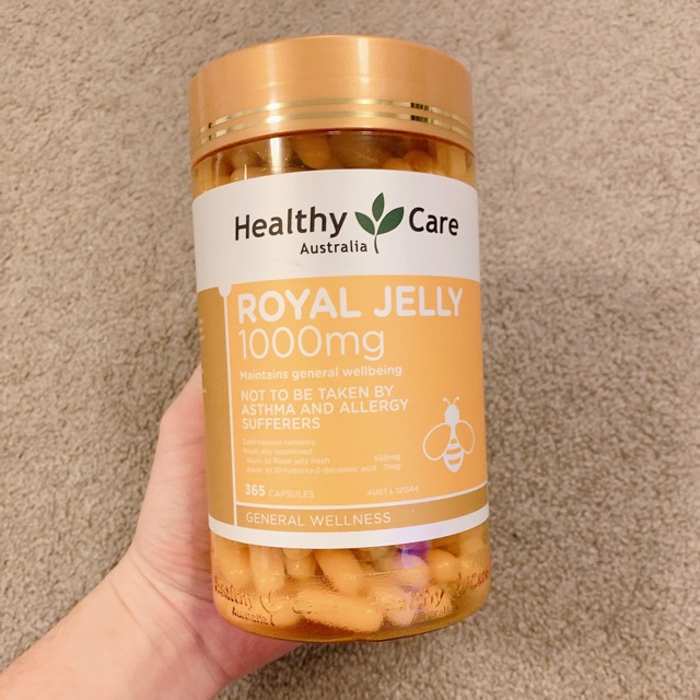 [Mã 77FMCGSALE giảm 8% đơn 500K] Sữa ong chúa - Healthy Care Royal Jelly 365v