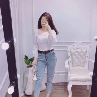 Áo kiểu trễ vai