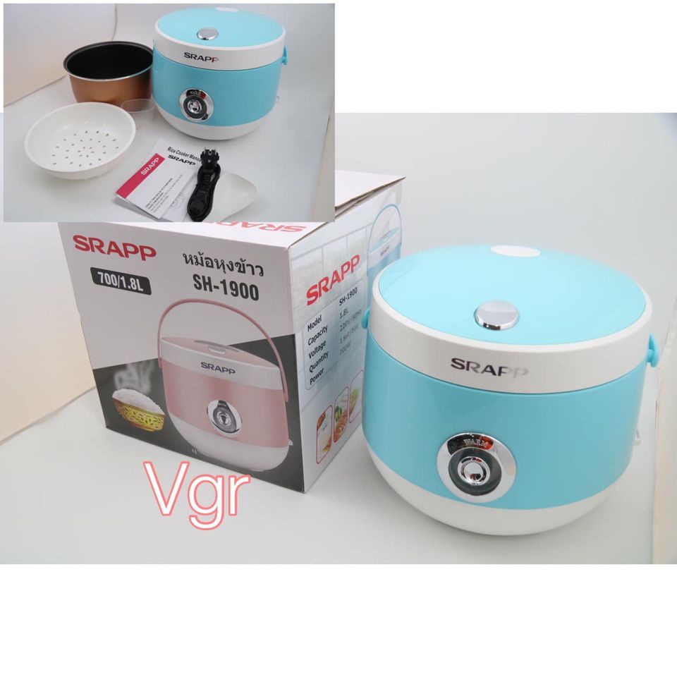 [ ẢNH THẬT] Nồi Cơm SHARP 1L8 Quai Sách Siêu Xinh, Hàng Đẹp