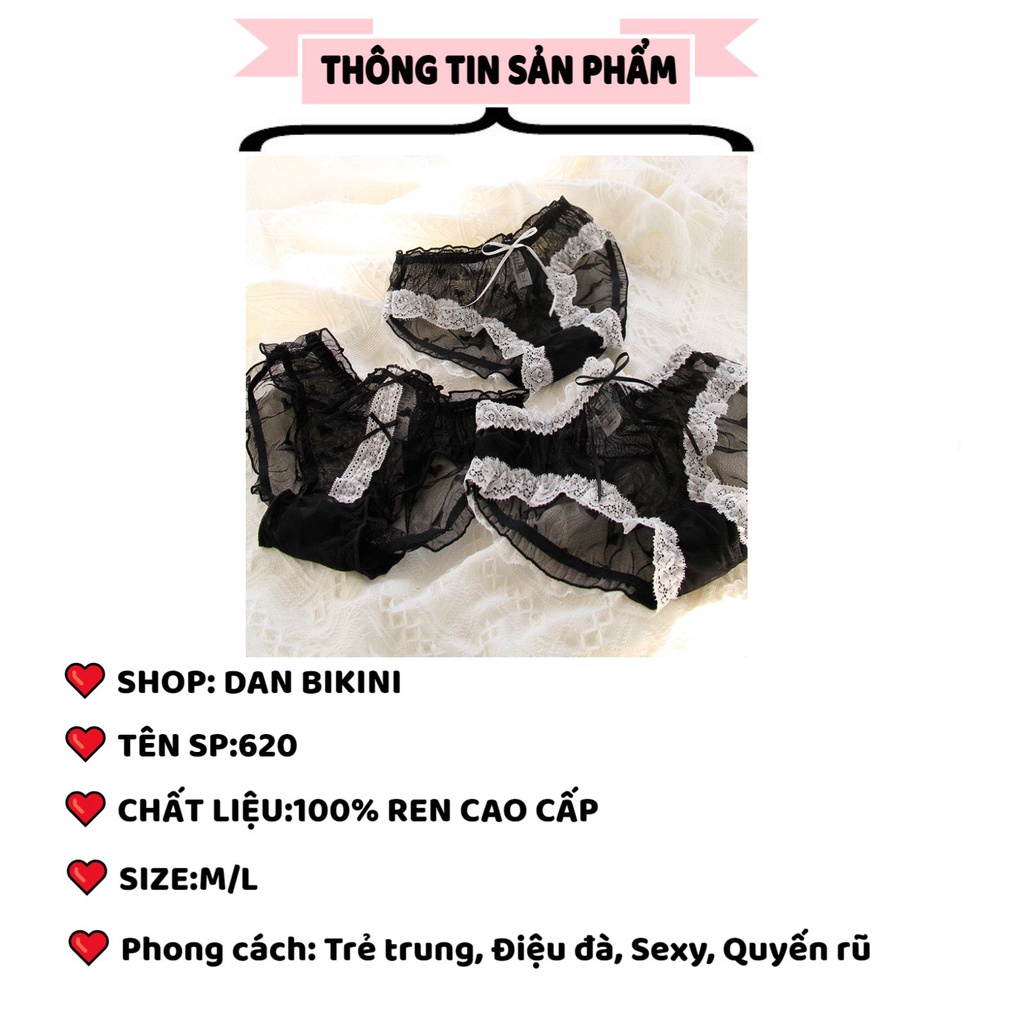 Quần Lót Nữ ❤️FREESHIP❤️ Quần Lót Ren Cao Cấp SEXY mã 620