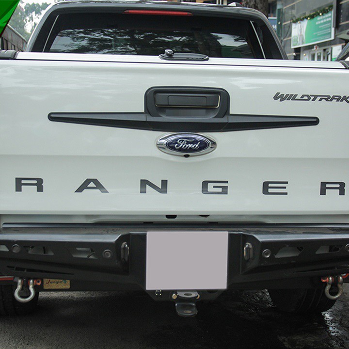 Trọn bộ ốp tay cốp và hõm cốp xe Ford ranger 2015-2019, Ốp tay nắm thùng sau Ford Ranger, Ốp hõm cốp đen