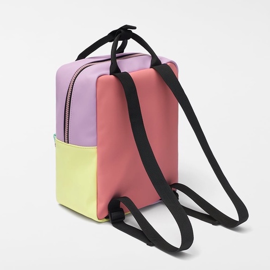 Balo cặp sách Mickey màu hồng tím cho bé đi mẫu giáo nhà trẻ