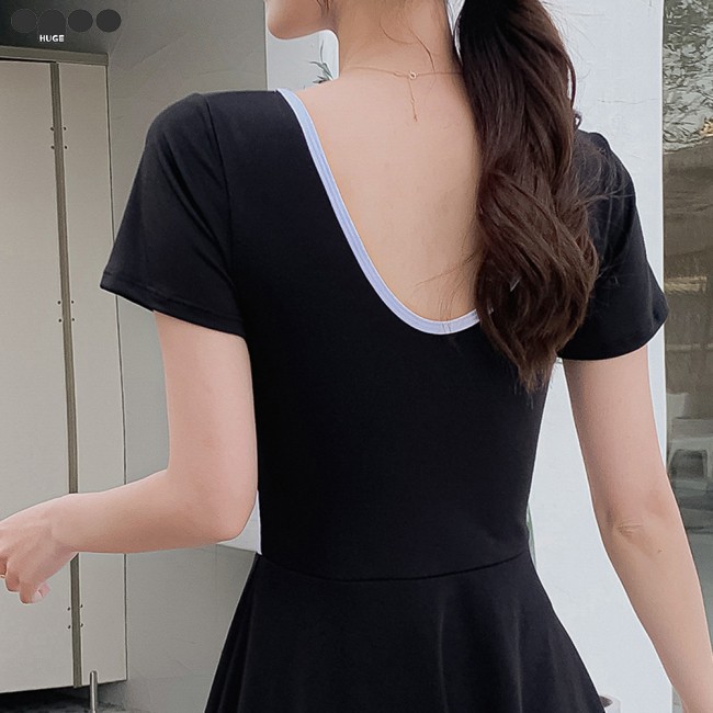 Đồ Bơi Nữ Một Mảnh Màu Trơn Thời Trang | BigBuy360 - bigbuy360.vn