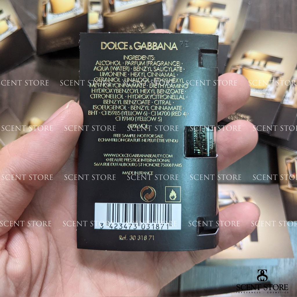 Scentstorevn - Vial chính hãng nước hoa D&G Pour homme