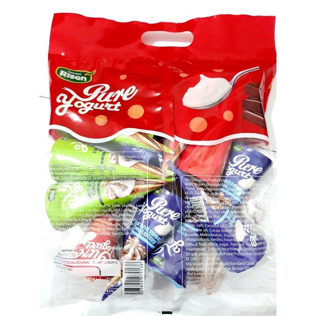 Bịch 14 Bánh Ốc Quế Nhân Socola Hiệu Risen