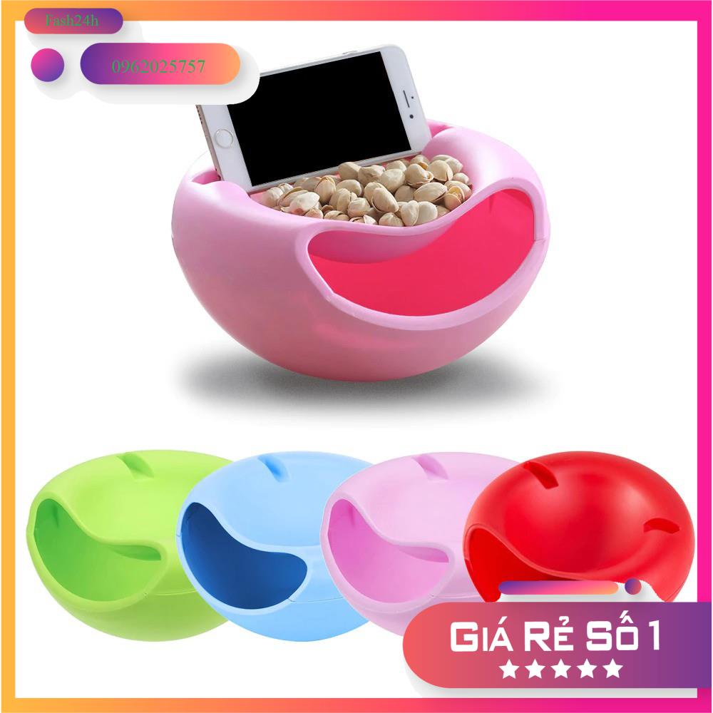 Hộp 2 Lớp Snack 3 trong 1. Hộp Đựng Kẹo Trái Cây, Hạt Dưa, Bát, Thùng Rác, Trang Sức, Mỹ Phẩm.