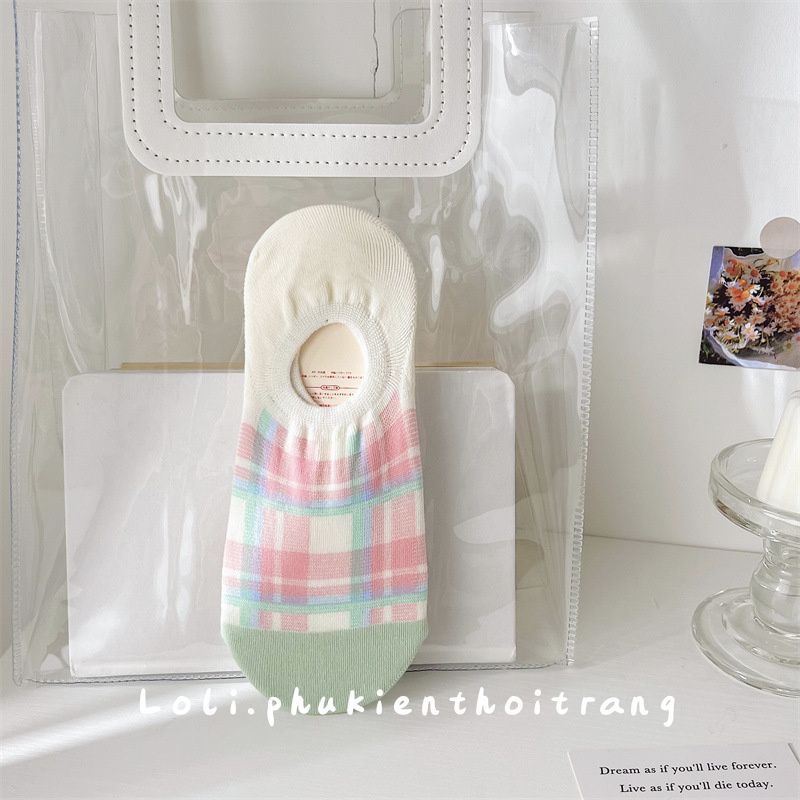 Tất Vớ Nữ Lười Nửa Bàn Chân Hình Hoa Nhiều Màu Sắc Dễ Thương - Loli.phukienthoitrang