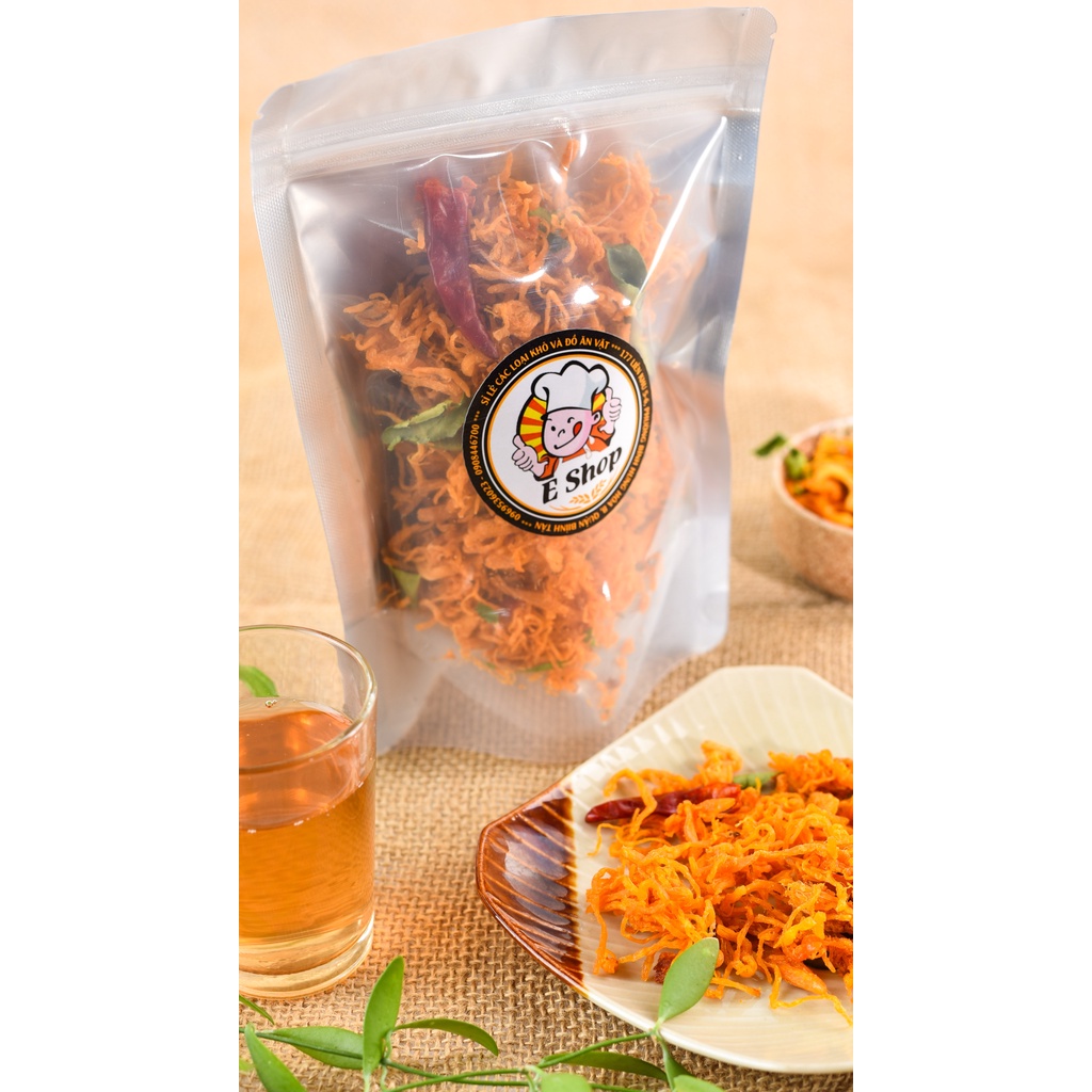 Khô gà lá chanh ăn vặt loại ngon