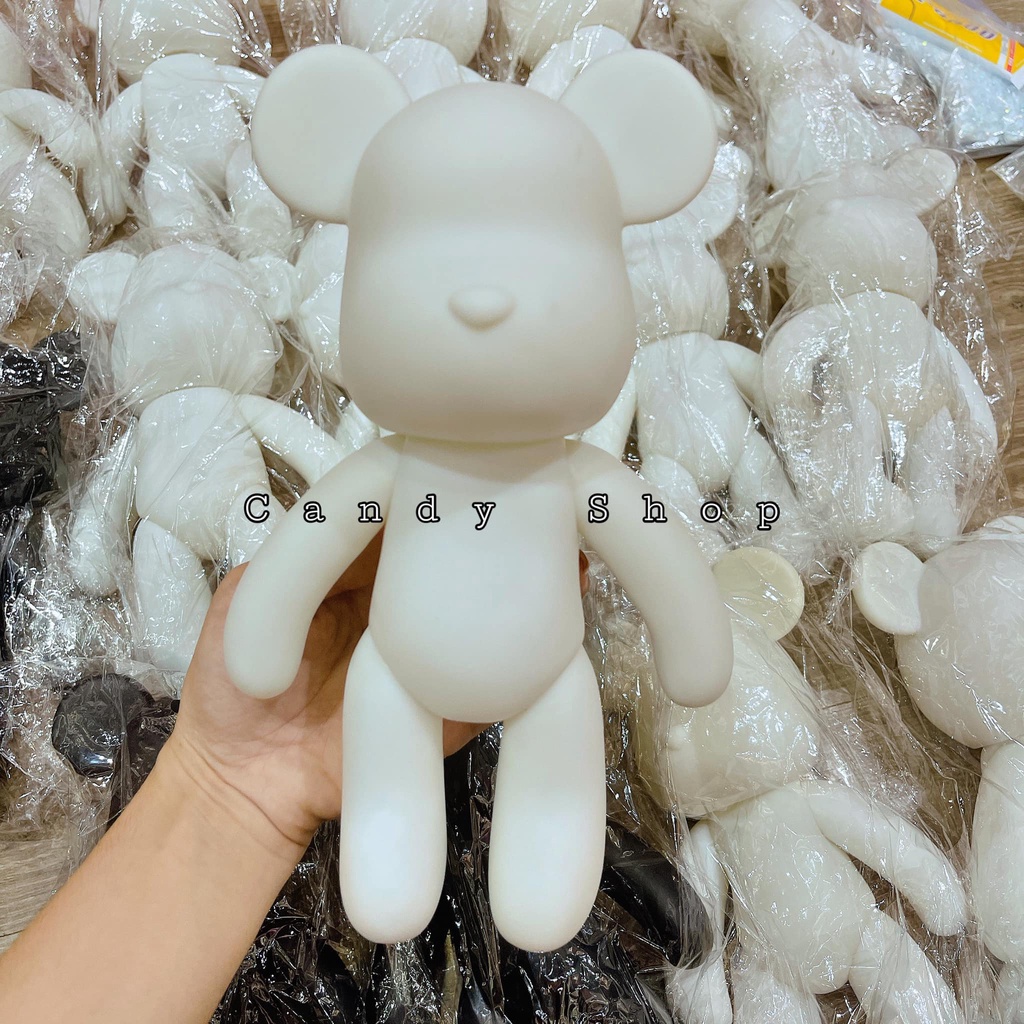 Gấu đính đá handmade Bearbrick size 20 cao cấp cho mọi lứa tuổi