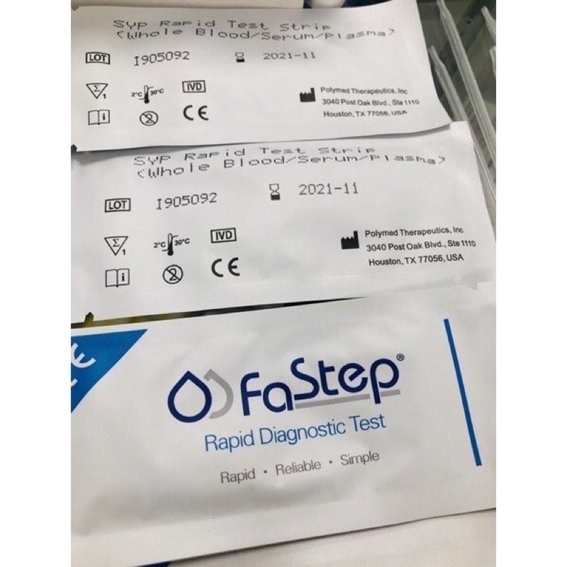 Que Test Giang Mai - An Toàn Chính Hãng , Syphilis Fastep USA