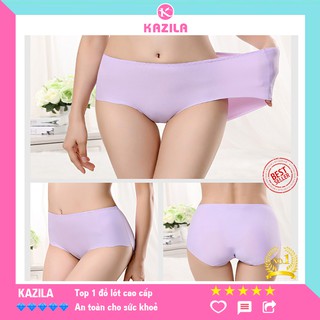 Quần lót nữ thun lạnh cạp cao, quần chip nữ siêu mỏng siêu co giãn thoáng khí Kazila QLH65