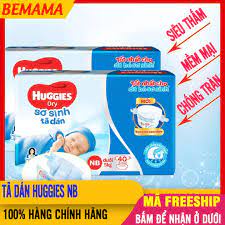 {Mẫu mới}Bỉm Huggies sơ sinh tã dán XS 40 miếng,XS 74 miếng&lt;5kg.