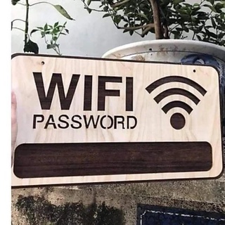 Bảng gỗ Wifi - Bảng gỗ Decor quán - Quà tặng gỗ handmade