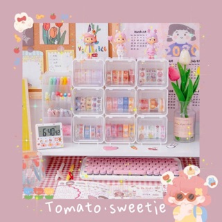 Tặng kèm sticker | Tủ mini đựng băng washi