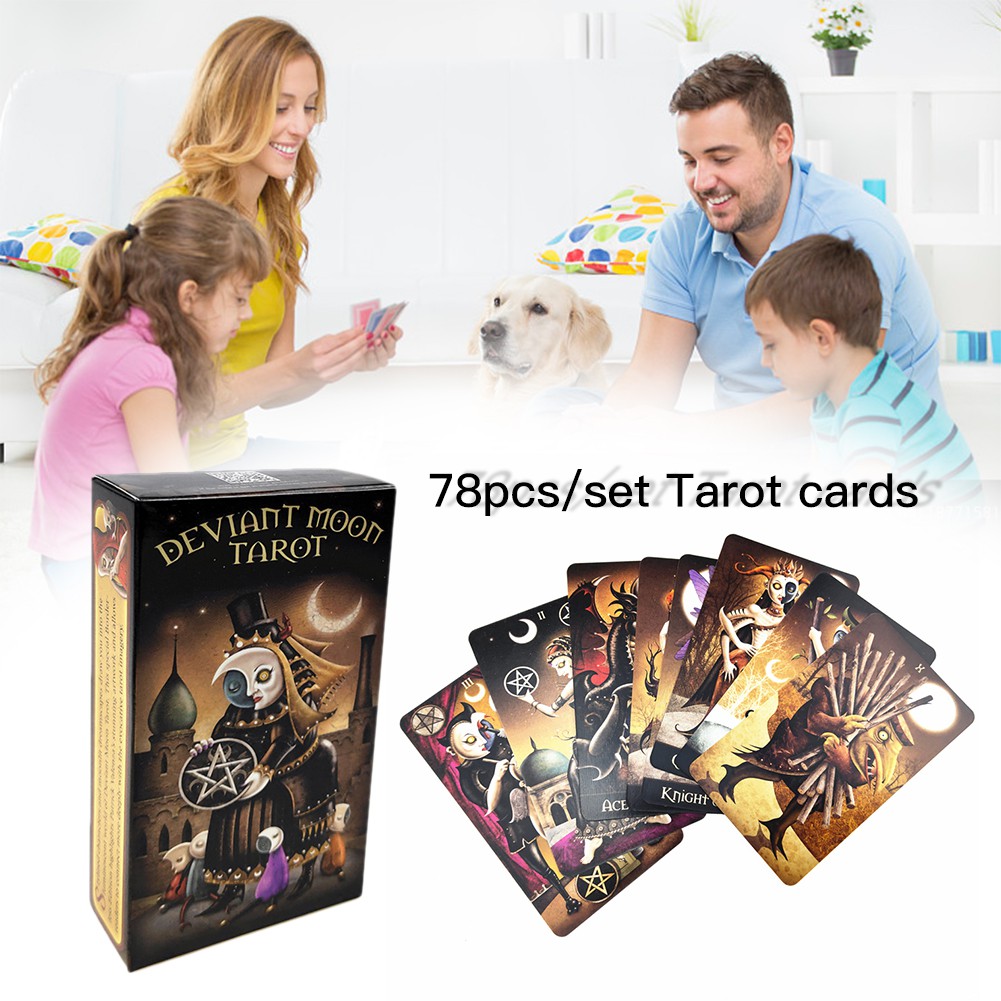 Bộ bài Tarot Deviant Moon 78 lá bản tiếng Anh