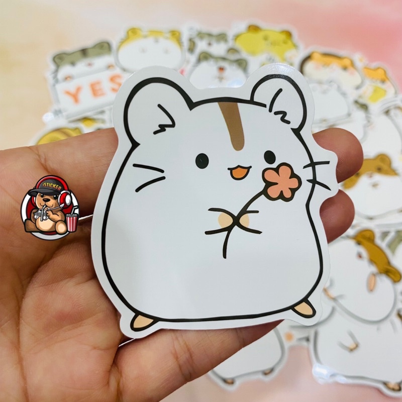 Sticker cute hot nhất không thấm nước dán mũ bảo hiểm, vali, laptop