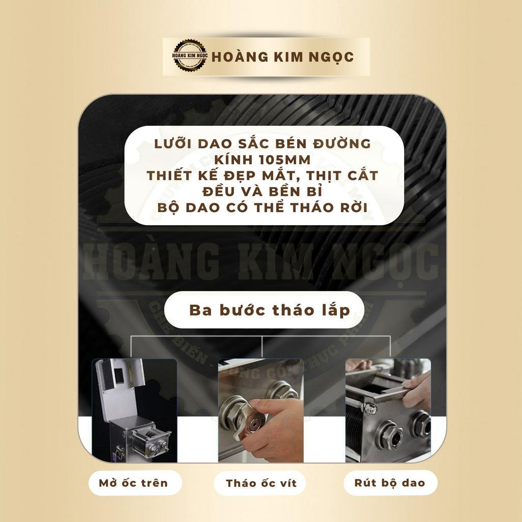 Máy thái thịt tươi sống TS-1 - Công suất 1500W - Hoàng Kim Ngọc