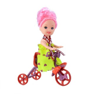 Pz-Xe Đạp Mini Cho Búp Bê Barbie
