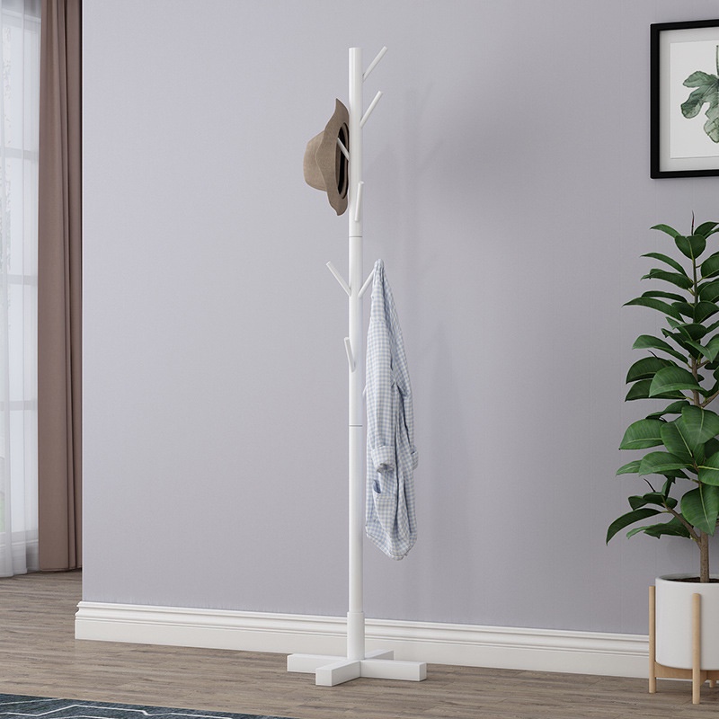 Cây treo quần áo bằng gỗ tự nhiên, cây phơi quần áo cứng cáp - STANDING HANGER