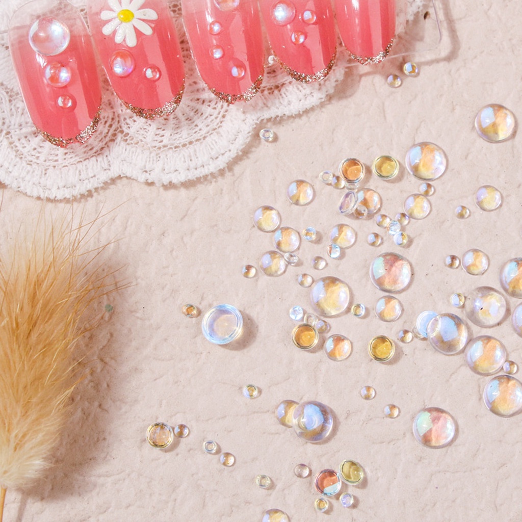 1 Hộp Phụ Kiện Trang Trí Móng Tay Lấp Lánh Thời Trang