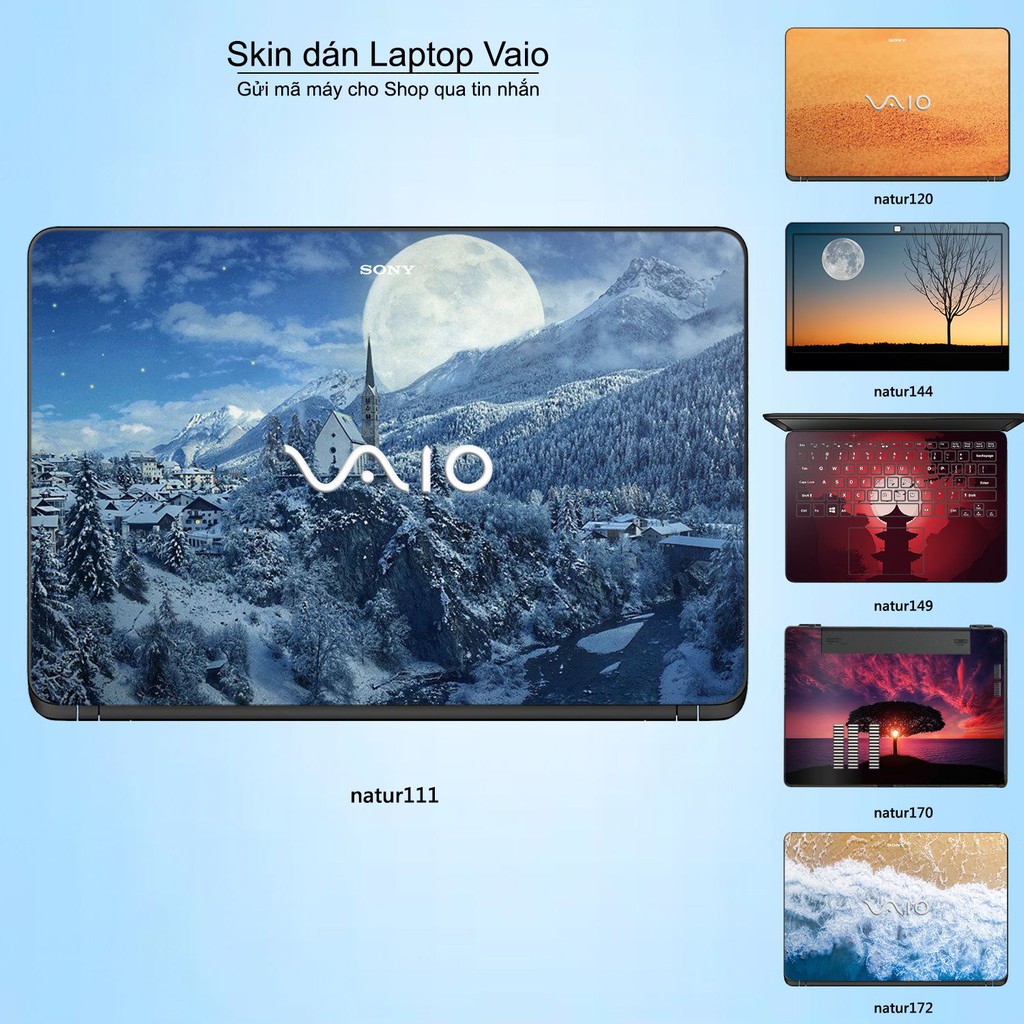 Skin dán Laptop Sony Vaio in hình thiên nhiên _nhiều mẫu 6 (inbox mã máy cho Shop)