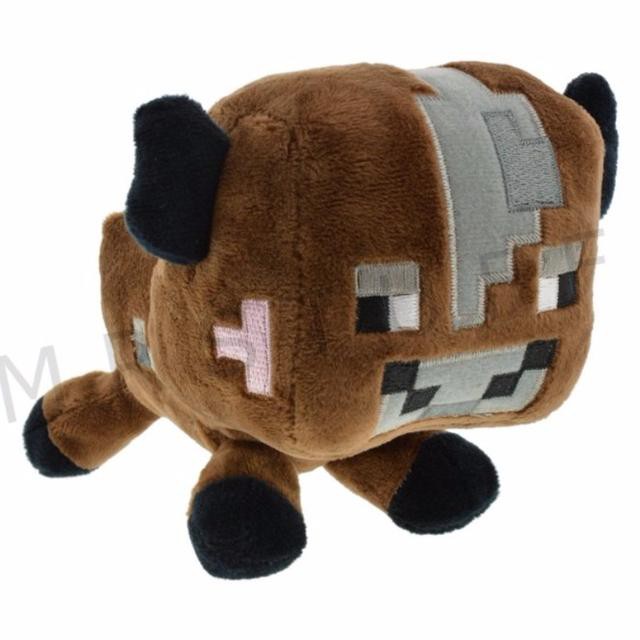 Nhồi bông Bò Nâu minecraft 15cm