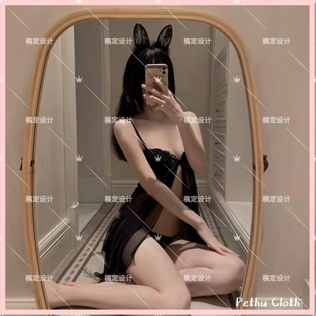 （Q1,HCM)  có quần lótĐồ ngủ sexy nữ2 dây ren ngực chéo lưng với quyến rũ-40-65kg--010