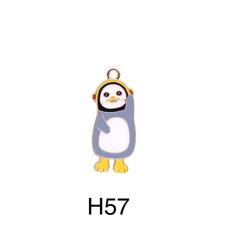 Charm kim loại hình chim cánh cụt Pengsoo