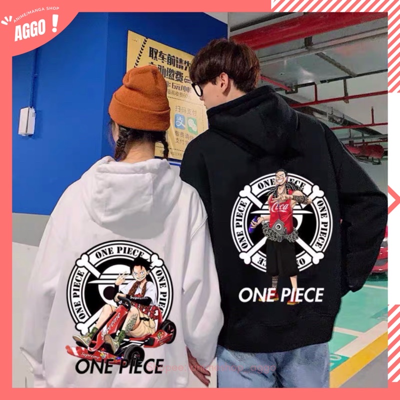 [ CÓ ẢNH THẬT] Áo Hoodie Nỉ Dài Tay One Piece ( Luffy, Zoro, Nami, Sanji, Robin) Mẫu Đẹp Cực Chất