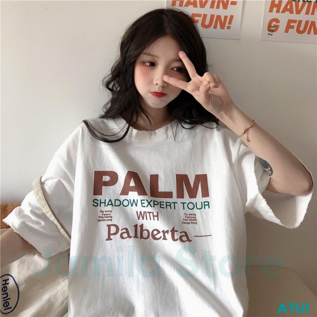 Áo phông tay lỡ Hàn Quốc, áo phông màu trắng form rộng unisex TEE SHOP 38-56kg|| Mã ATU1
