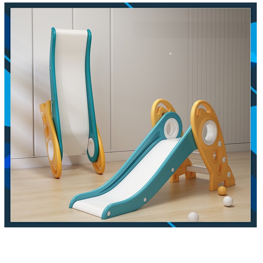Đồ chơi cầu trượt - cầu tuột làm băng nhựa nguyên sinh HDPE - Có thể gấp gọn - an toàn cho bé