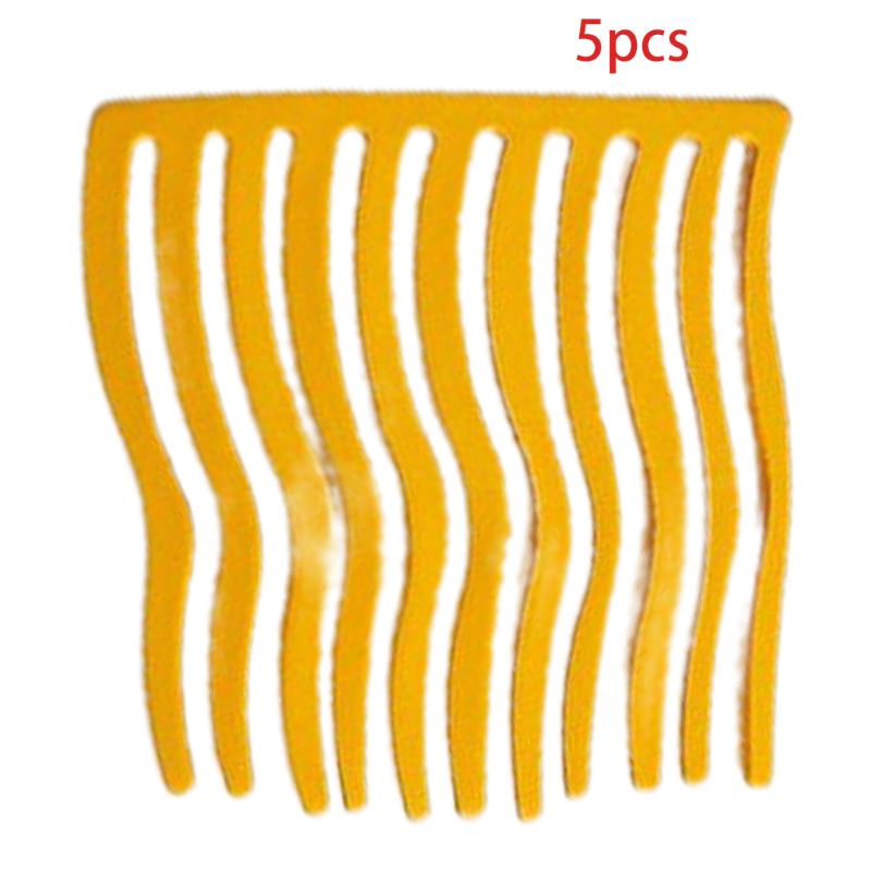 Bộ 5 Lược Kẹp Tóc Kim Loại Màu Sắc Ngọt Ngào Cho Nữ