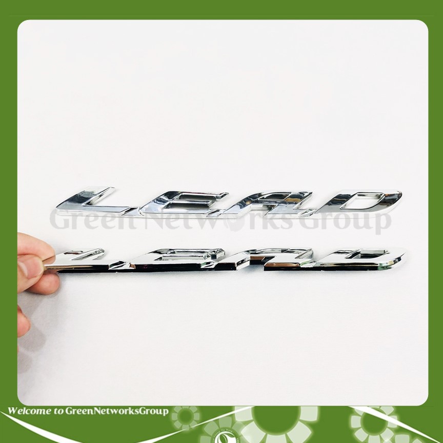 Tem dán chữ nổi xe Lead Greennetworks