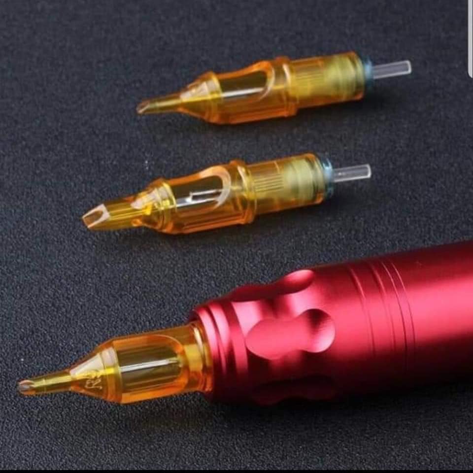 Kim xăm máy pen đi nét hộp 20 kim, Kim vàng