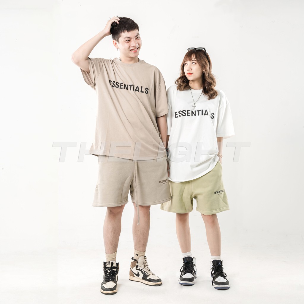 Áo thun tay lỡ FEAR OF GOD FOG ESSENTIALS SS20 phông Unisex nam nữ Cotton oversize form rộng | BigBuy360 - bigbuy360.vn