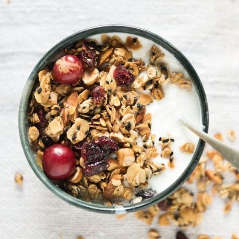 Granola Siêu Hạt Ngũ Cốc Giảm Cân Thêm Macca, Óc Chó Đỏ, Óc Chó Vàng, Hạt Điều 12 Loại Hạt - NHALAM FOOD